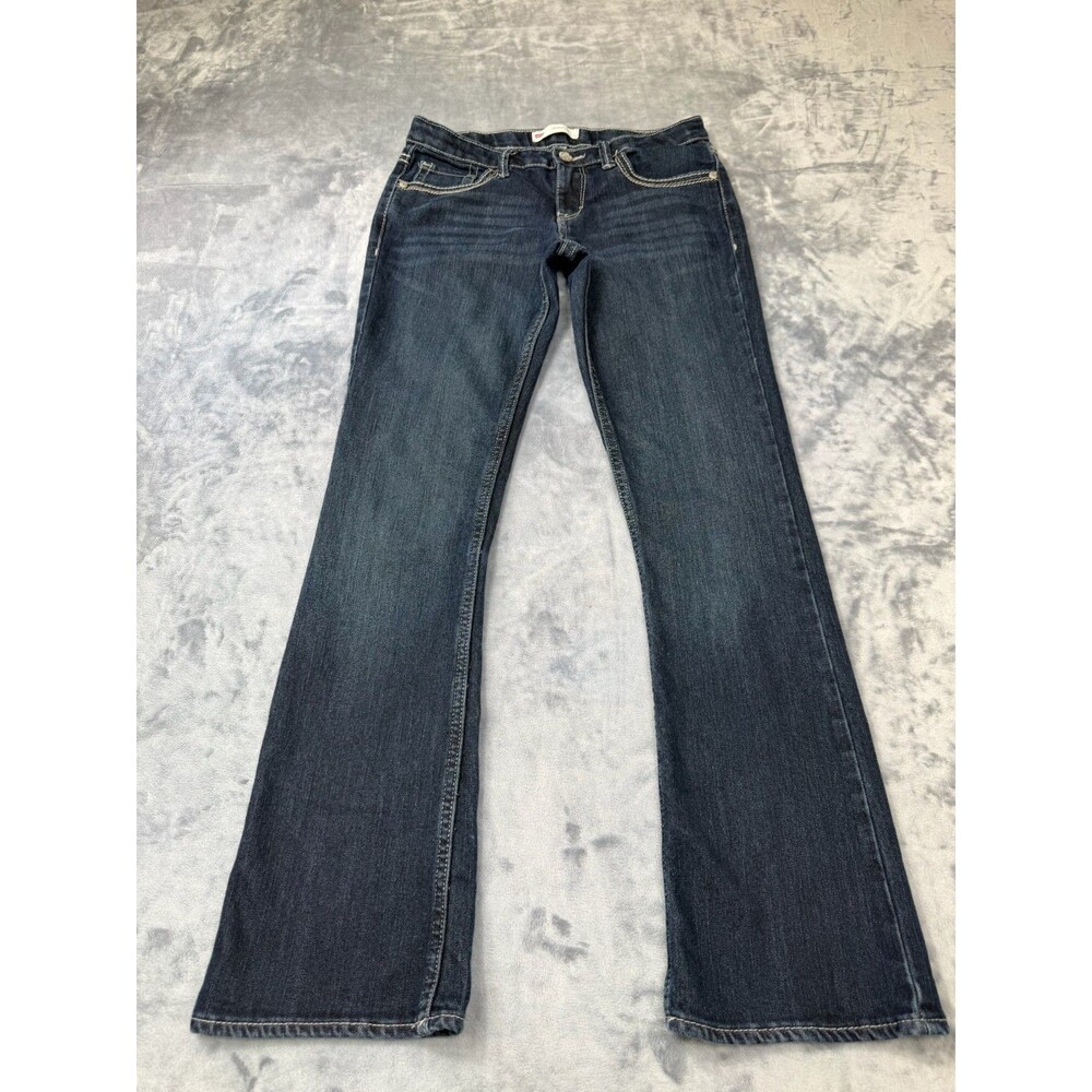 Levi’s 715 Boot Cut Youth Jeans Size 16 Reg Dark Blue